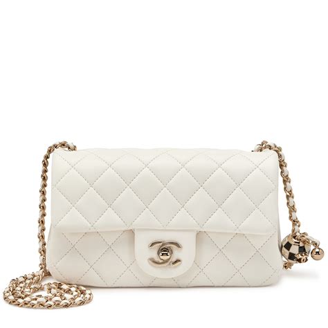 chanel flap bag with pearl chain|Chanel flap bag price 2023.